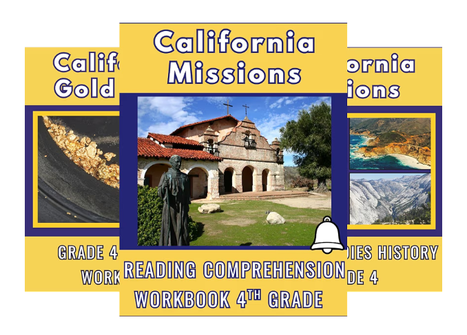 Series of books about California History for fourth grade social studies.
